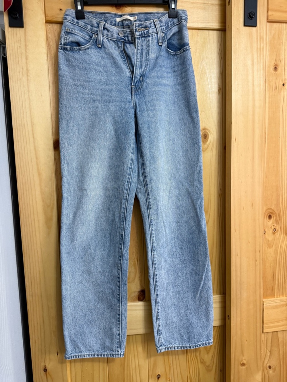 Levi’s High-Rise Straight Leg Women's Jeans in Light Blue